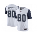 Youth Nike Dallas Cowboys #80 Rico Gathers Limited White Rush NFL Jersey