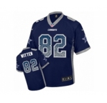 Youth Nike Dallas Cowboys #82 Jason Witten Elite Navy Blue Drift Fashion NFL Jersey