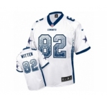 Youth Nike Dallas Cowboys #82 Jason Witten Elite White Drift Fashion NFL Jersey