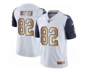 Youth Nike Dallas Cowboys #82 Jason Witten Limited White Gold Rush NFL Jersey