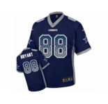 Youth Nike Dallas Cowboys #88 Dez Bryant Elite Navy Blue Drift Fashion NFL Jersey