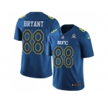 Youth Nike Dallas Cowboys #88 Dez Bryant NavyStitched NFL Limited NFC 2017 Pro Bowl Jersey