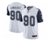 Youth Nike Dallas Cowboys #90 Demarcus Lawrence Limited White Rush NFL Jersey