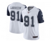 Youth Nike Dallas Cowboys #91 L. P. Ladouceur Limited White Rush NFL Jersey