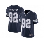 Youth Nike Dallas Cowboys #92 Cedric Thornton Vapor Untouchable Limited Navy Blue Team Color NFL Jersey