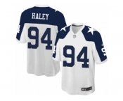 Youth Nike Dallas Cowboys #94 Charles Haley Game White Throwback Alternate NFL Jersey
