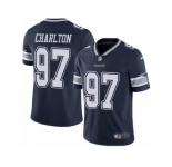 Youth Nike Dallas Cowboys #97 Taco Charlton Vapor Untouchable Limited Navy Blue Team Color NFL Jersey