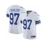 Youth Nike Dallas Cowboys #97 Taco Charlton Vapor Untouchable Limited White NFL Jersey