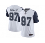 Youth Nike Dallas Cowboys #97 Terrell McClain Limited White Rush NFL Jersey