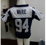nike kids nfl jerseys dallas cowboys #94 ware blue[nike]