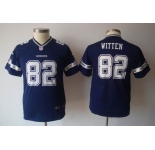 nike youth nfl dallas cowboys #82 witten blue[nike]