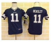 nike youth nfl jerseys dallas cowboys #11 beasley blue[nike][beasley]