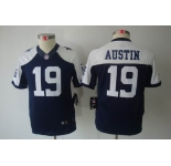 nike youth nfl jerseys dallas cowboys #19 austin blue[nike limited throwback]