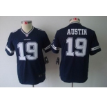 nike youth nfl jerseys dallas cowboys #19 austin blue[nike limited]