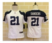 nike youth nfl jerseys dallas cowboys #21 sanders white[nike][thankgivings][sanders]
