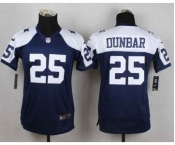 nike youth nfl jerseys dallas cowboys #25 dunbar blue[nike][thankgivings]