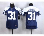 nike youth nfl jerseys dallas cowboys #31 jones blue[nike thankgivings]
