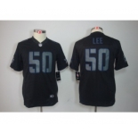 nike youth nfl jerseys dallas cowboys #50 lee black[nike impact limited]