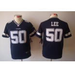 nike youth nfl jerseys dallas cowboys #50 lee blue[nike limited]