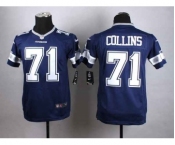 nike youth nfl jerseys dallas cowboys #71 collins blue[nike]