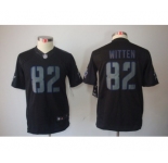 nike youth nfl jerseys dallas cowboys #82 witten black[nike impact limited]