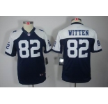 nike youth nfl jerseys dallas cowboys #82 witten blue[nike limited throwback]