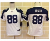 nike youth nfl jerseys dallas cowboys #88 irvin white[nike throwback][irvin]