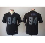 nike youth nfl jerseys dallas cowboys #94 ware black[nike impact limited]