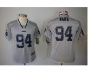 nike youth nfl jerseys dallas cowboys #94 ware grey[nike lights out]