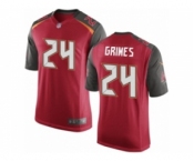 Men's Nike Tampa Bay Buccaneers #24 Brent Grimes Game Red Team Color NFL Jersey