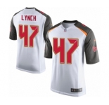 Men's Nike Tampa Bay Buccaneers #47 John Lynch Game White NFL Jersey