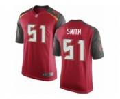 Men's Nike Tampa Bay Buccaneers #51 Daryl Smith Game Red Team Color NFL Jersey