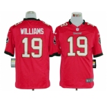 nike nfl jerseys tampa bay buccaneers #19 williams red[game]