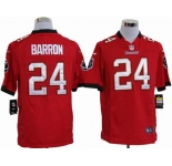 nike nfl jerseys tampa bay buccaneers #24 barron red[game]