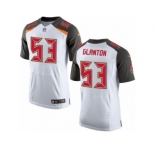 Men Nike Tampa Bay Buccaneers #53 Adarius Glanton Elite White NFL Jersey