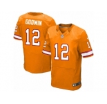 Men's Nike Tampa Bay Buccaneers #12 Chris Godwin Elite Orange Glaze Alternate NFL Jersey