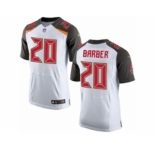 Men's Nike Tampa Bay Buccaneers #20 Ronde Barber Elite White NFL Jersey