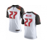Men's Nike Tampa Bay Buccaneers #27 J.J. Wilcox Elite White NFL Jersey