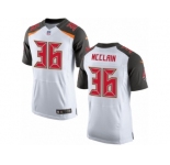 Men's Nike Tampa Bay Buccaneers #36 Robert McClain Elite White NFL Jersey