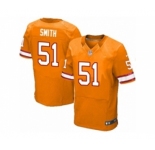 Men's Nike Tampa Bay Buccaneers #51 Daryl Smith Elite Orange Glaze Alternate NFL Jersey