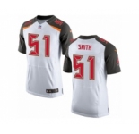 Men's Nike Tampa Bay Buccaneers #51 Daryl Smith Elite White NFL Jersey