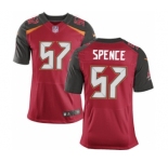 Men's Nike Tampa Bay Buccaneers #57 Noah Spence Elite Red Team Color NFL Jersey