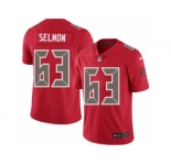 Men's Nike Tampa Bay Buccaneers #63 Lee Roy Selmon Elite Red Rush NFL Jersey