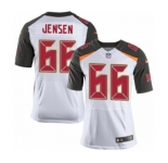 Men's Nike Tampa Bay Buccaneers #66 Ryan Jensen Elite White NFL Jersey