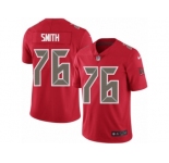 Men's Nike Tampa Bay Buccaneers #76 Donovan Smith Elite Red Rush NFL Jersey