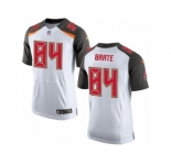 Men's Nike Tampa Bay Buccaneers #84 Cameron Brate Elite White NFL Jersey