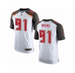 Men's Nike Tampa Bay Buccaneers #91 Robert Ayers Elite White NFL Jersey
