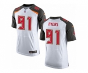 Men's Nike Tampa Bay Buccaneers #91 Robert Ayers Elite White NFL Jersey