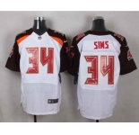 nike nfl jerseys tampa bay buccaneers #34 sims white[Elite]