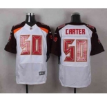 nike nfl jerseys tampa bay buccaneers #50 carter white[Elite]